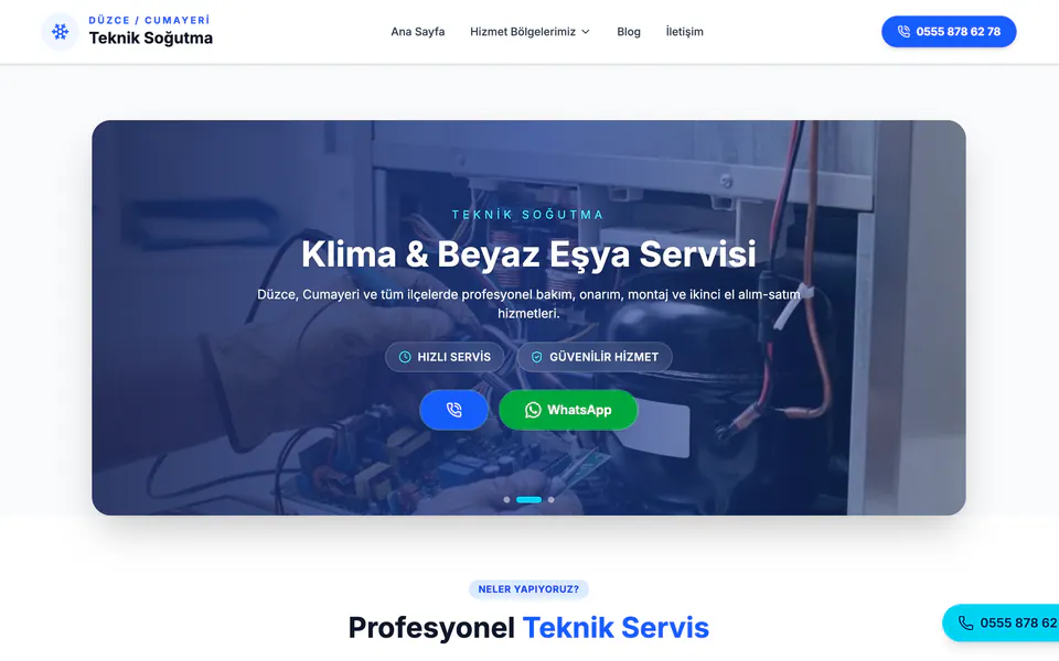 Teknik Soğutma Web Sitesi